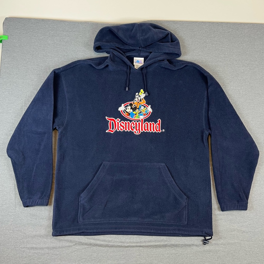 Disney Dark Blue Hoodie with Character Embroidery